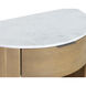 Stella 34.25 X 28 inch White / Natural Night Stand